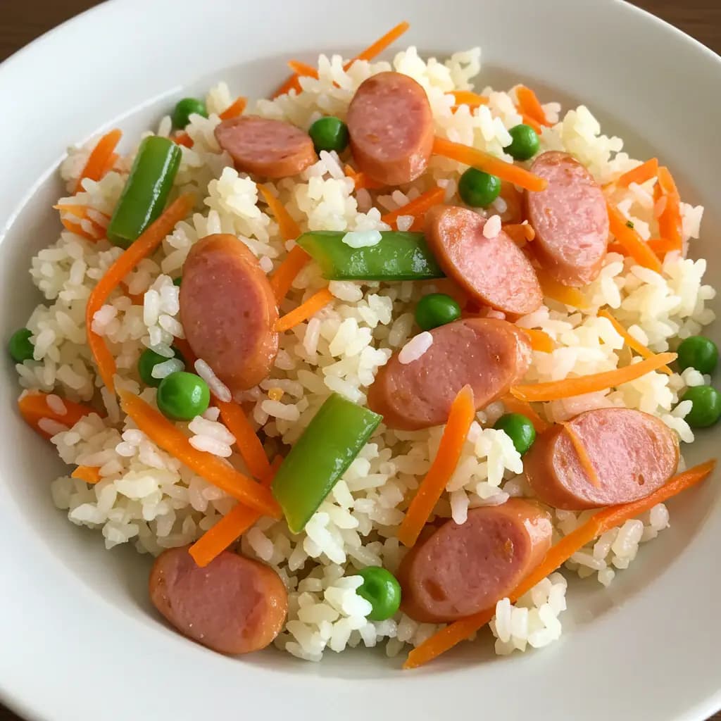 Receita de Arroz Colorido