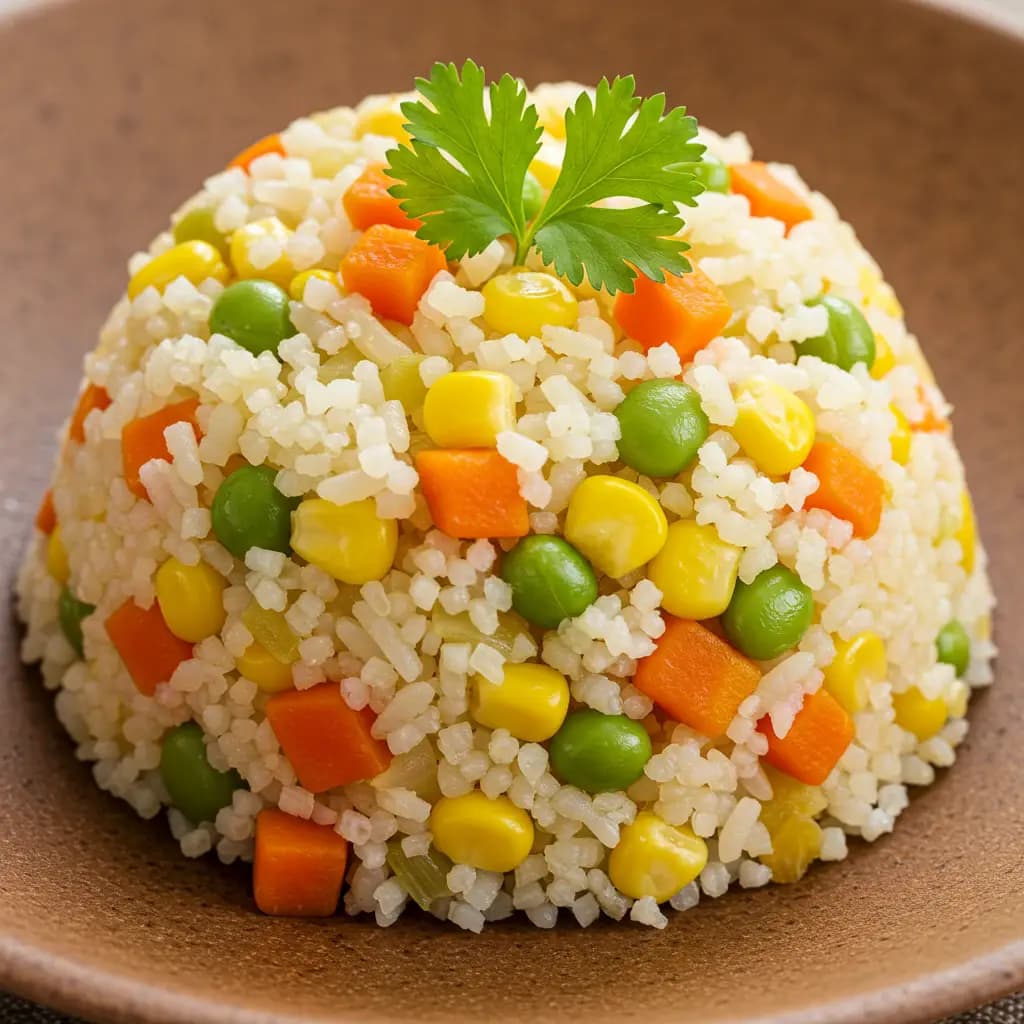 Receita de Arroz Colorido Simples