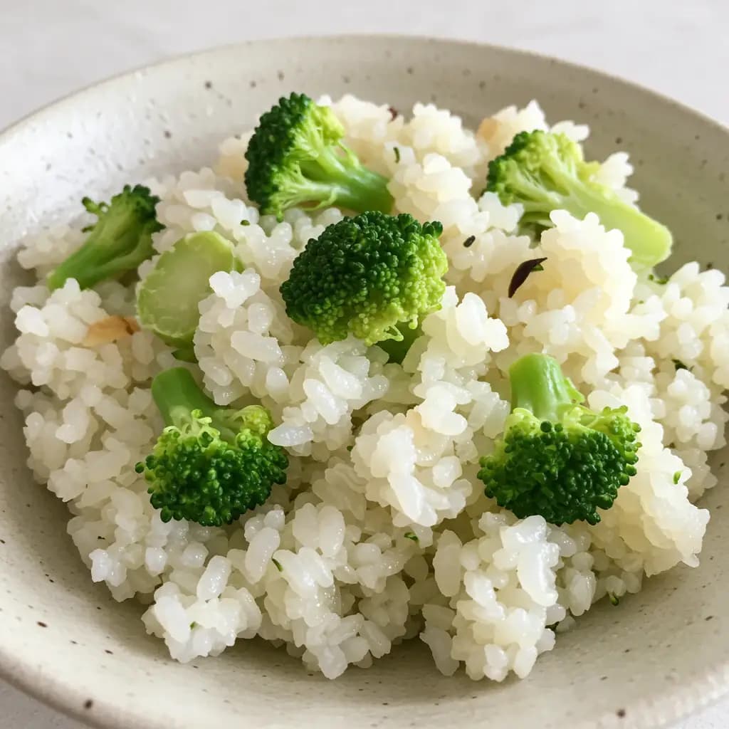 Receita de Arroz com Brócolis