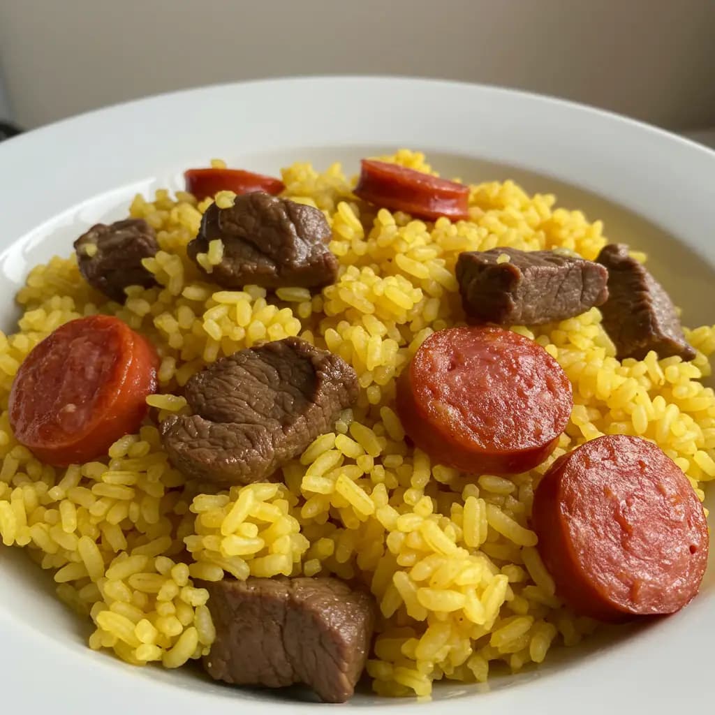 Receita de Arroz com Coxão Mole