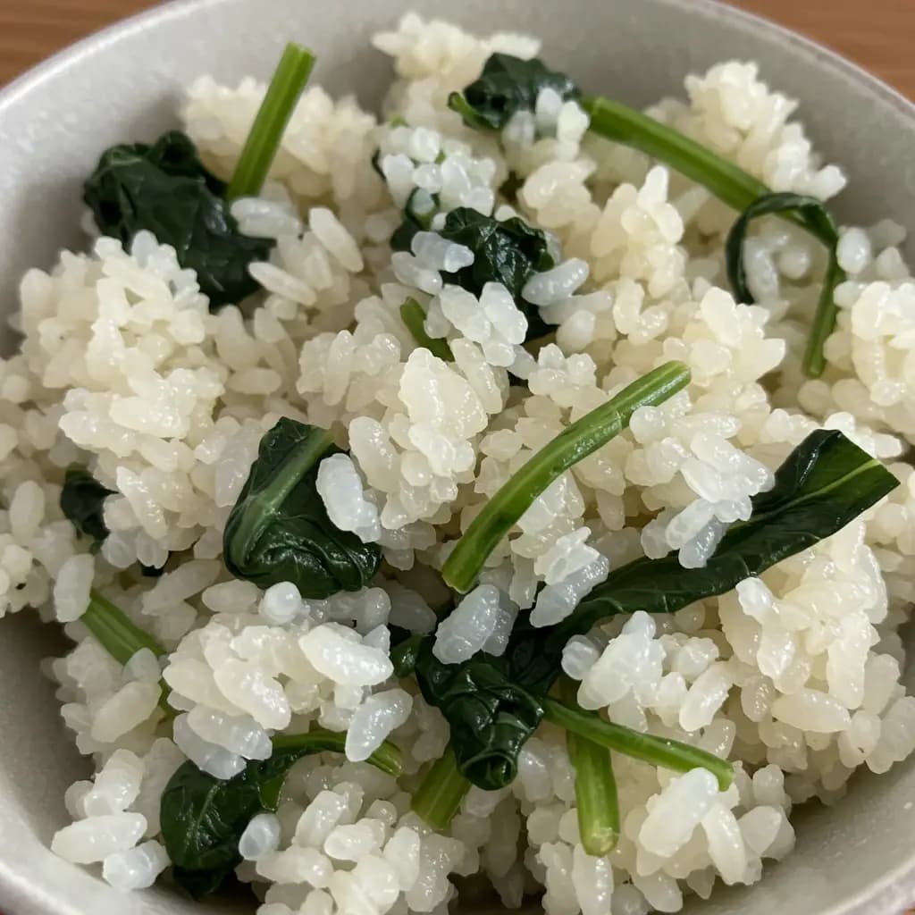 Receita de Arroz com Espinafre