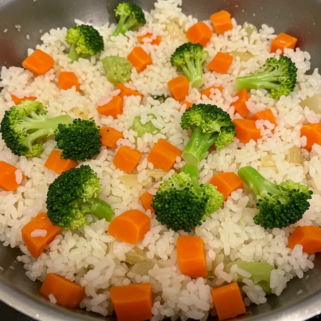 Receita de Arroz com Legumes