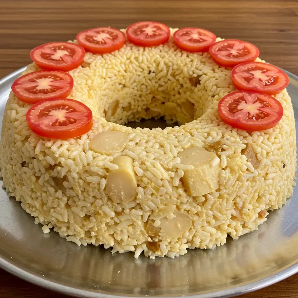 Receita de Arroz com Palmito