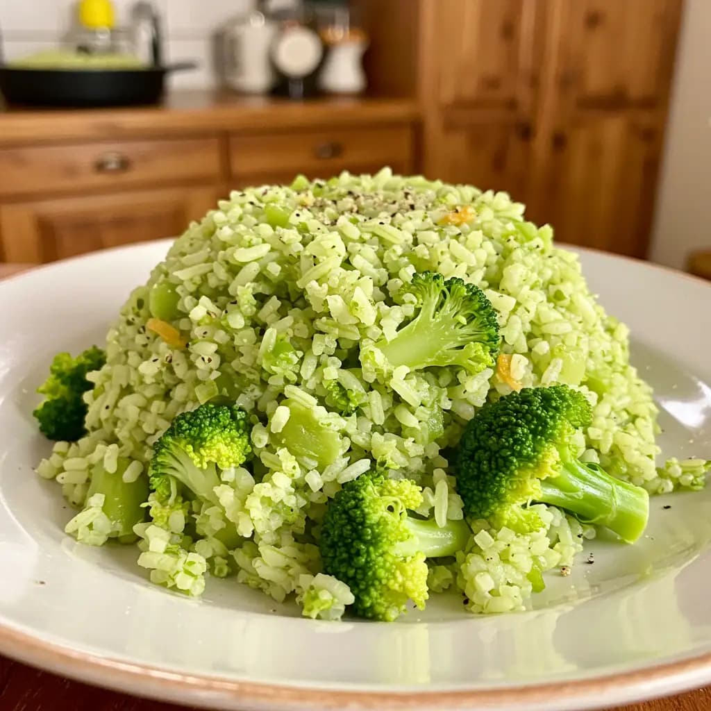 Receita de Arroz de brócolis