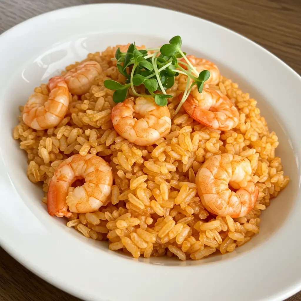 Receita de Arroz de camarão