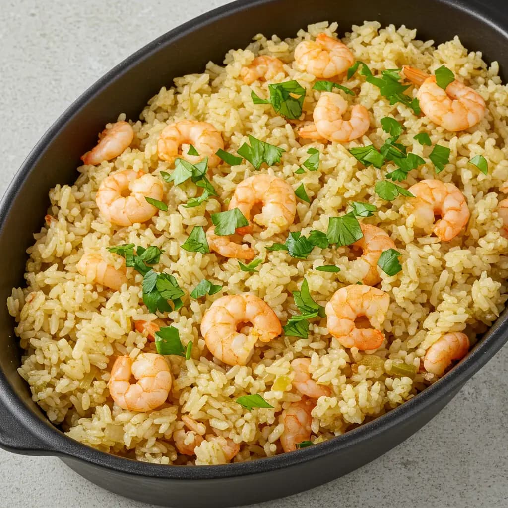 Receita de Arroz de Camarão