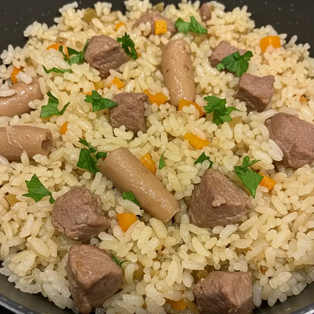 Receita de Arroz de Carreteiro
