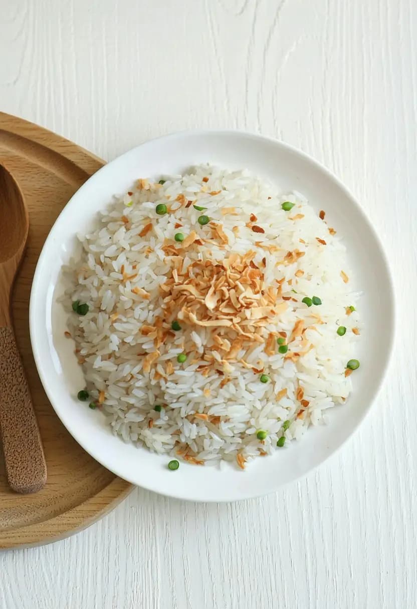 Receita de Arroz de Coco na AirFryer