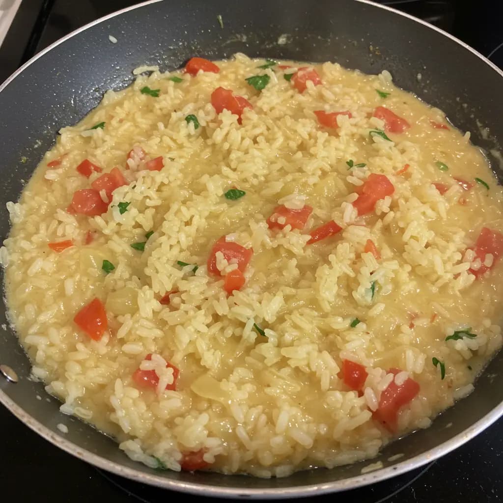 Receita de Arroz de Festa Cremoso