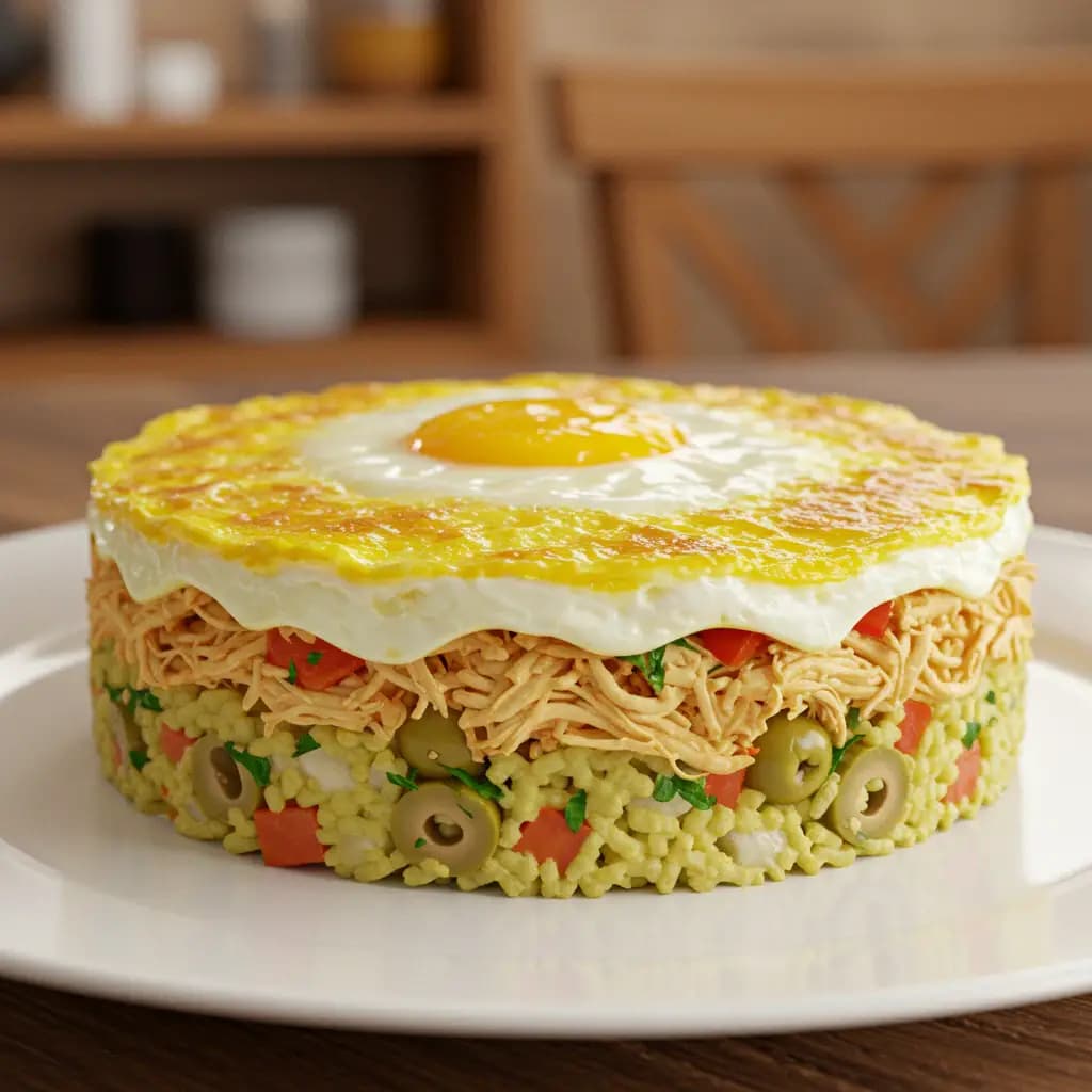 Receita de Arroz de forma
