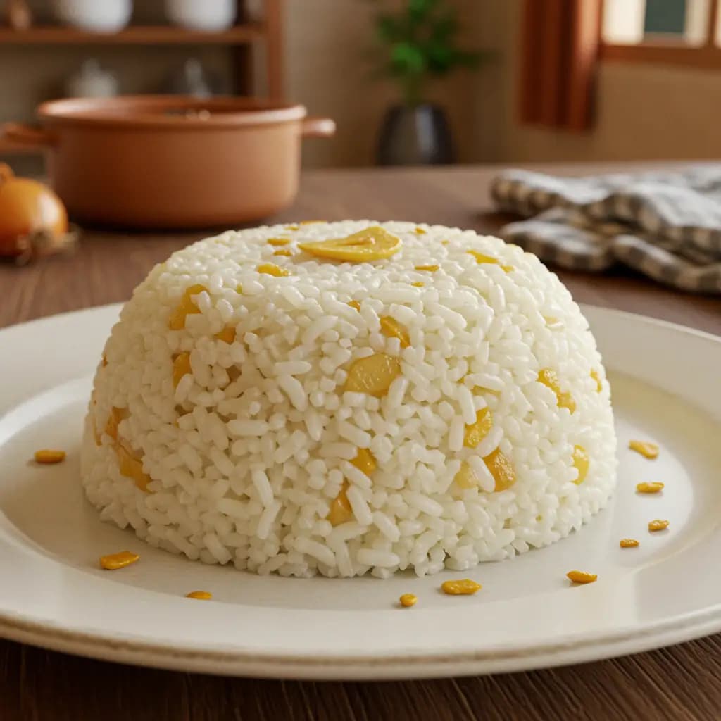 Receita de Arroz de microondas