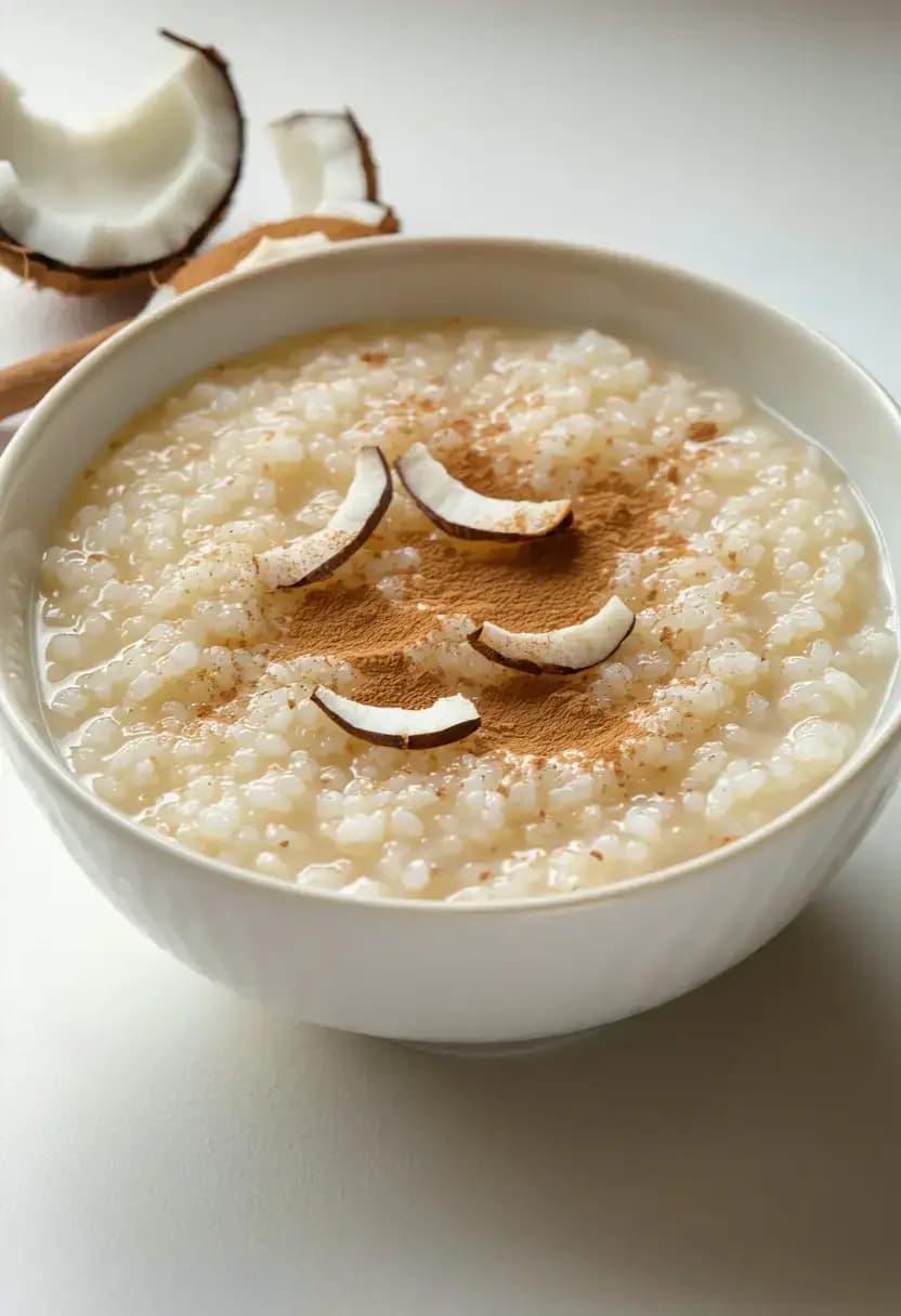 Receita de Arroz Doce com Coco
