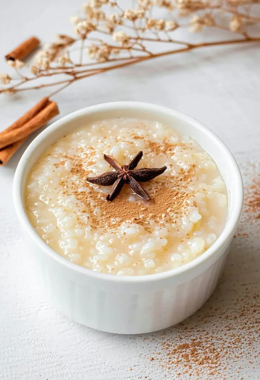 Receita de Arroz Doce Sem Leite de Coco