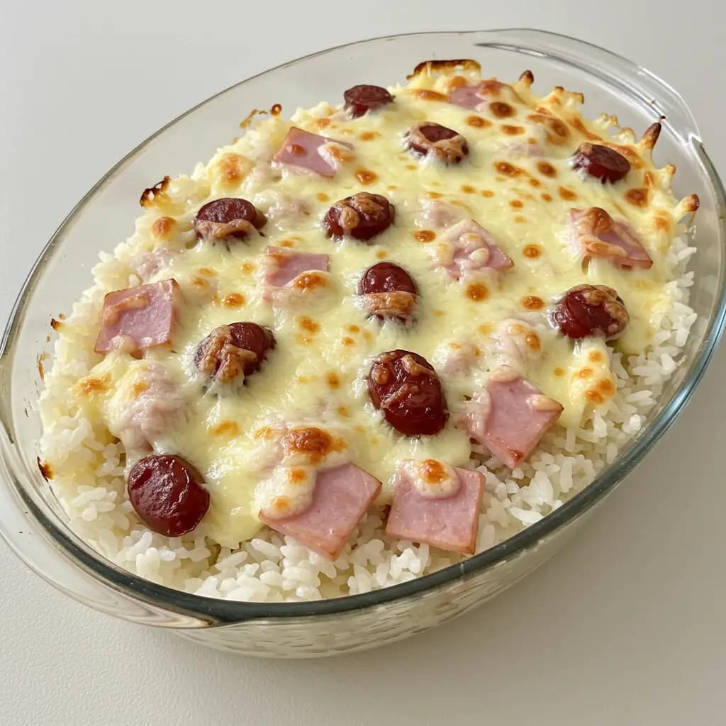 Receita de Arroz Gratinado Cremoso