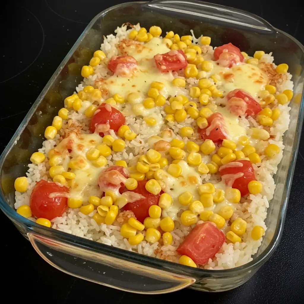 Receita de Arroz Gratinado