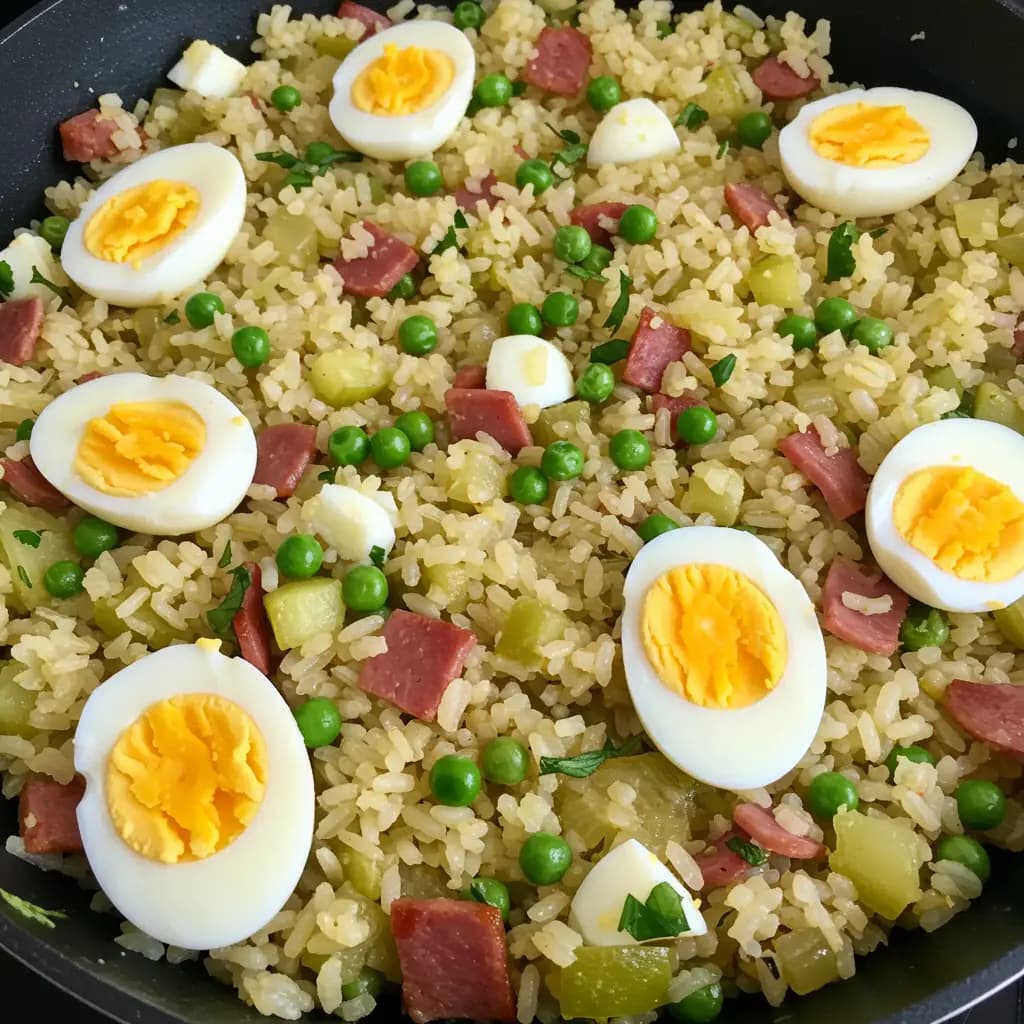 Receita de Arroz Tropical