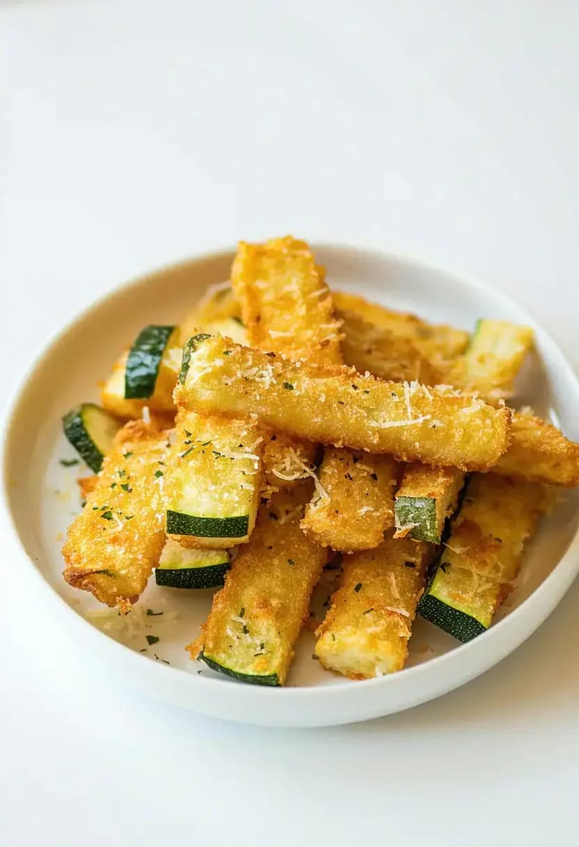 Receita de Batatas Fritas de Abobrinha Assadas