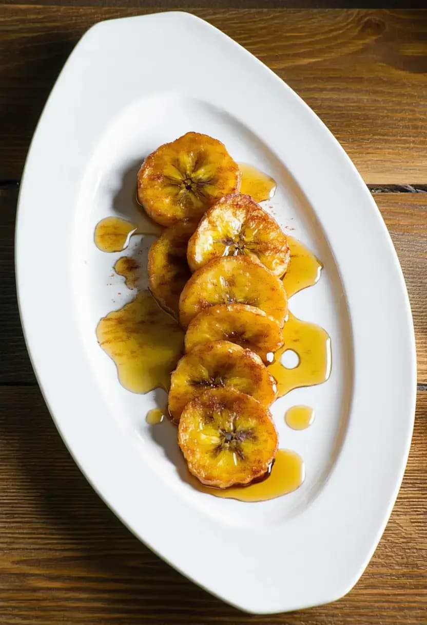 Receita de Banana da Terra Frita com Mel