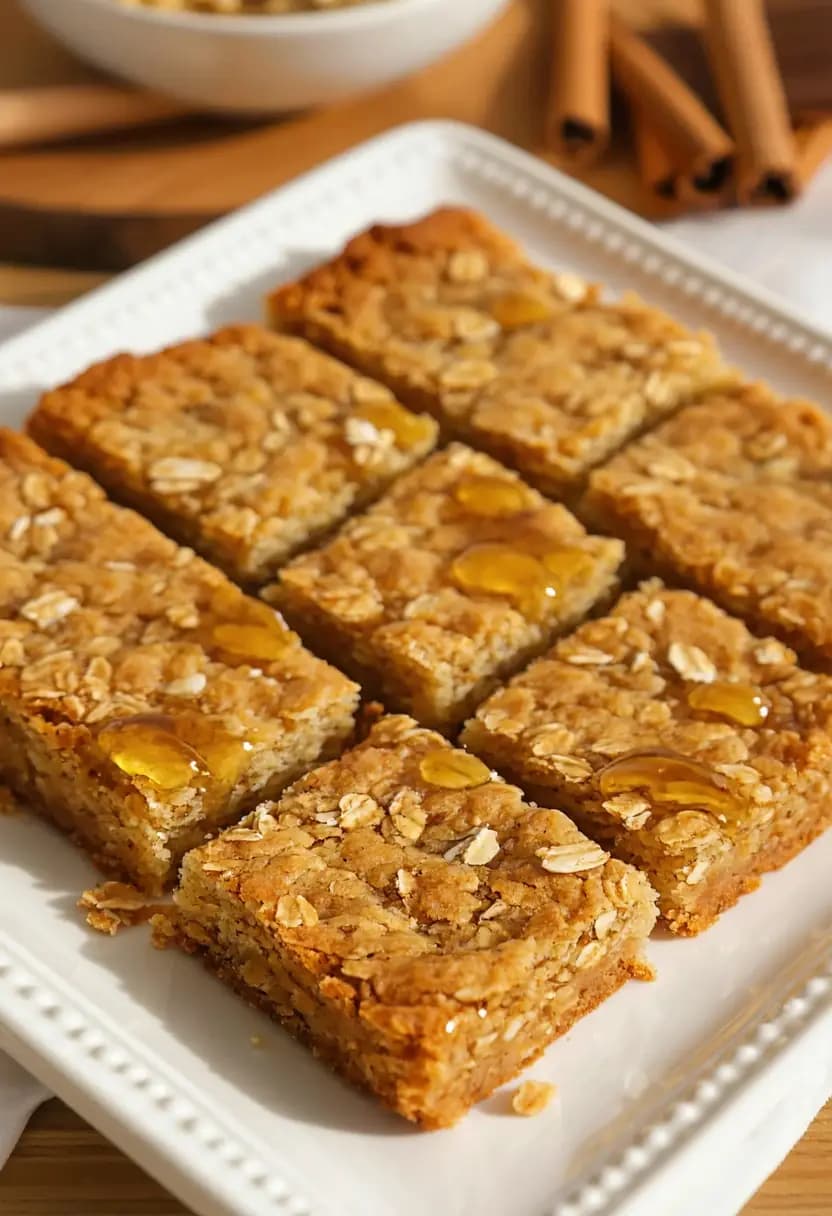 Receita de Barrinhas de Aveia e Mel