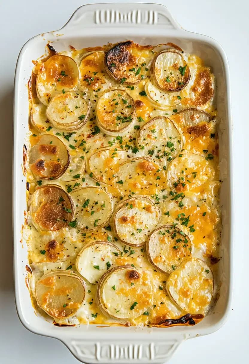 Receita de Batata Gratinada com Queijo