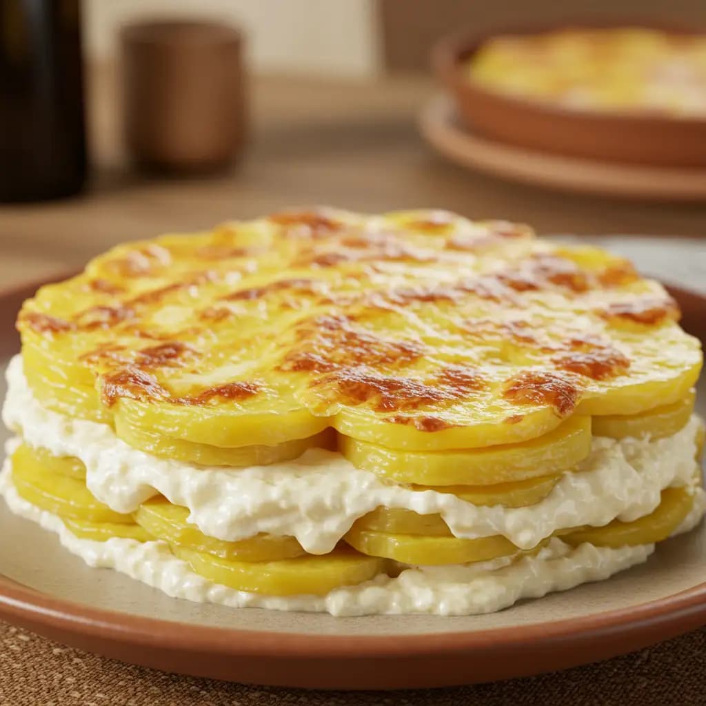 Receita de Batata gratinada