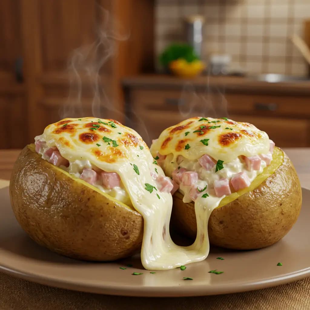 Receita de Batata recheada fácil
