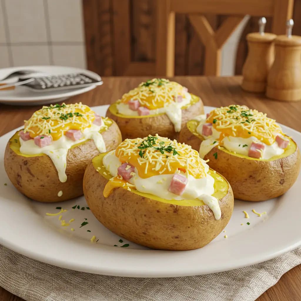 Receita de Batata Suíça Recheada