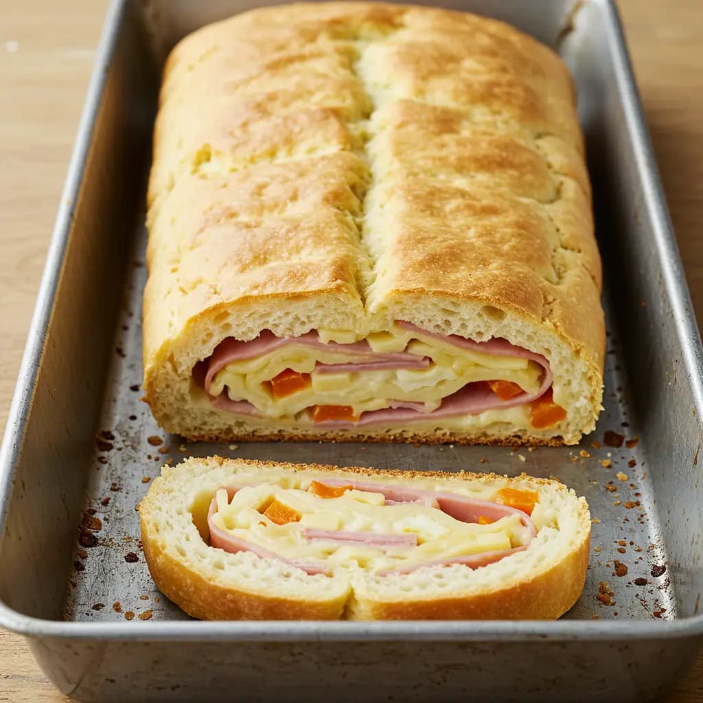 Receita de Bauru Recheado de Forno