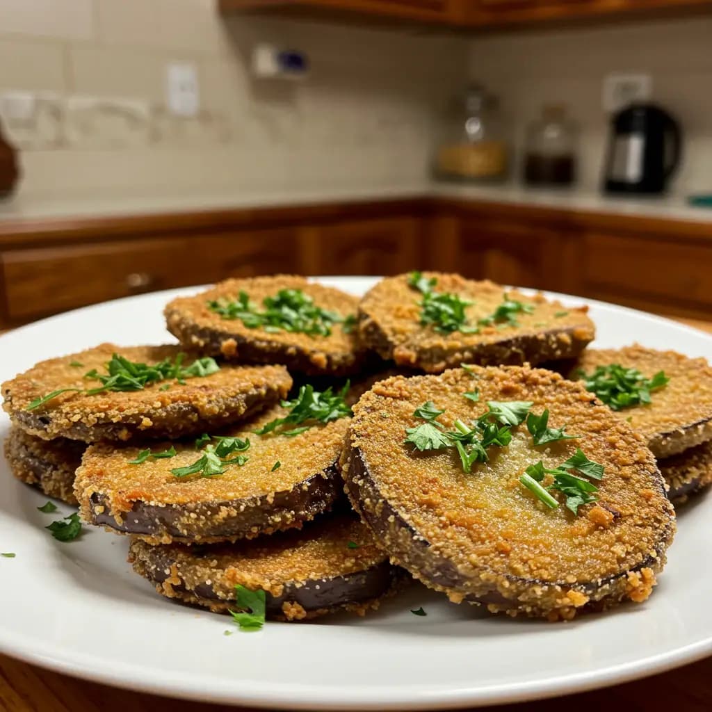 Receita de Berinjela a milanesa