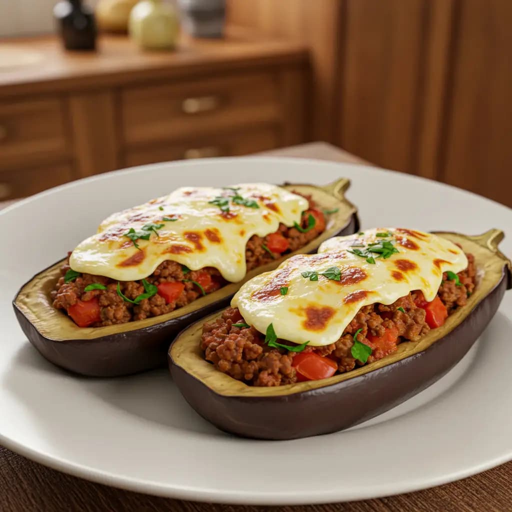 Receita de Berinjela recheada