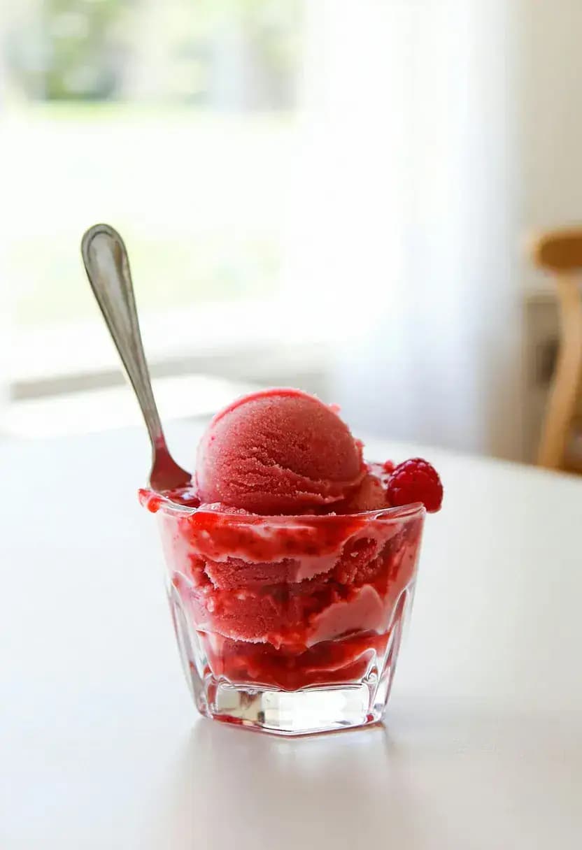 Receita de Sorvete de Frutas Vermelhas