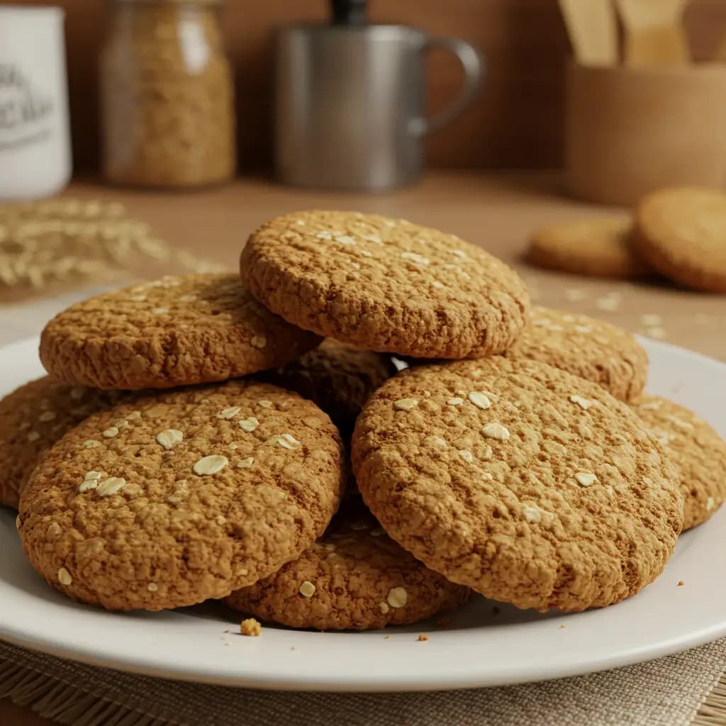 Receita de Biscoito de aveia