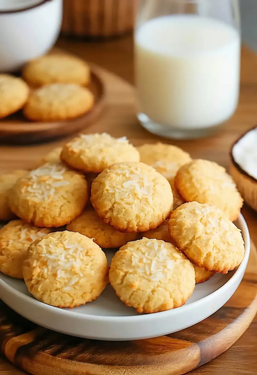 Receita de Biscoito de Coco e Amêndoas