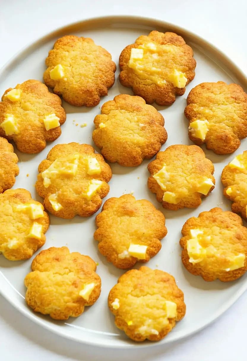 Receita de Biscoito de Fubá com Queijo