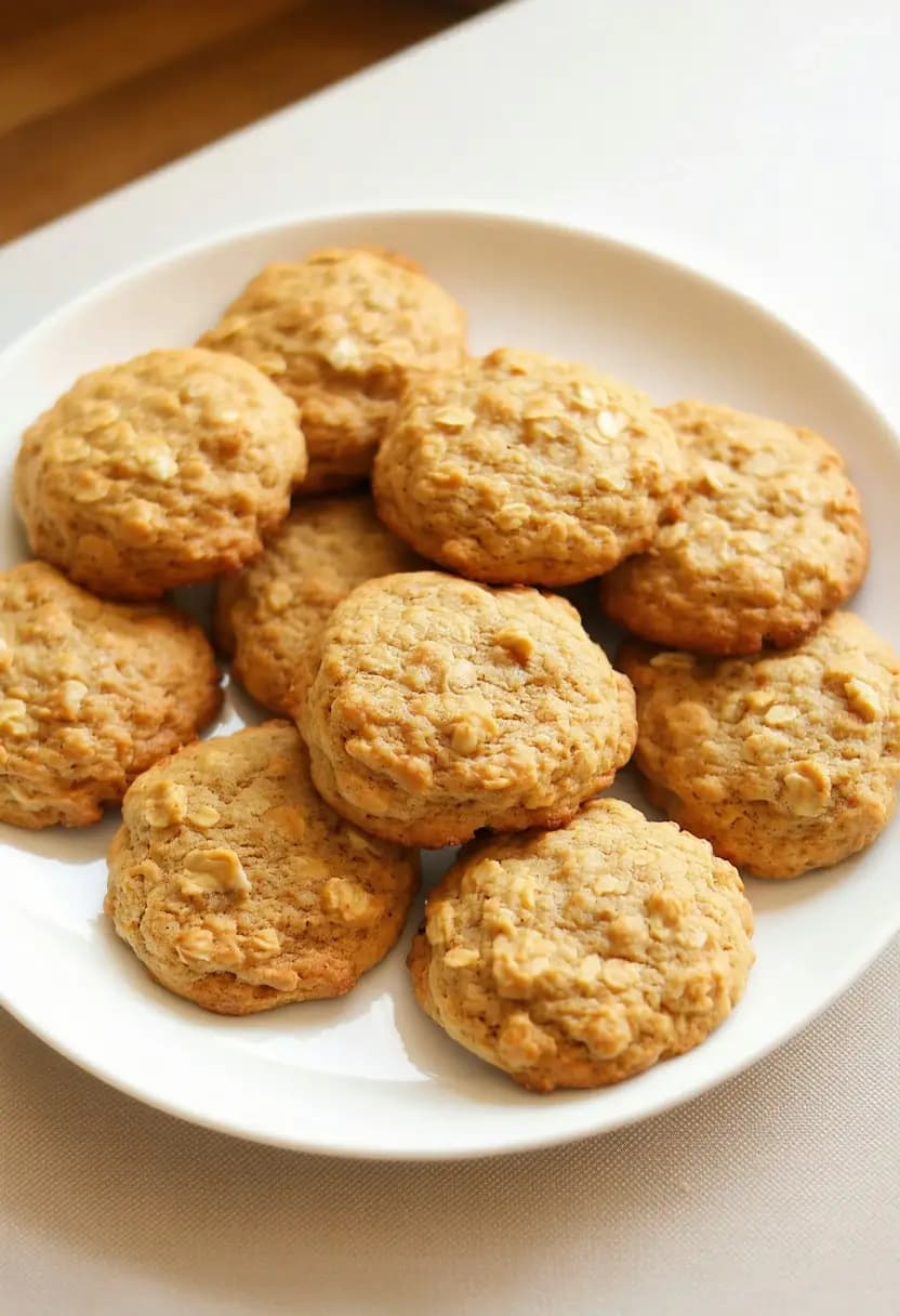 Receita de Biscoitos de Aveia e Banana