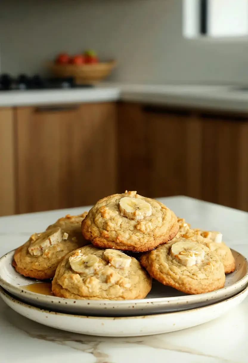Receita de Biscoitos de Aveia e Banana