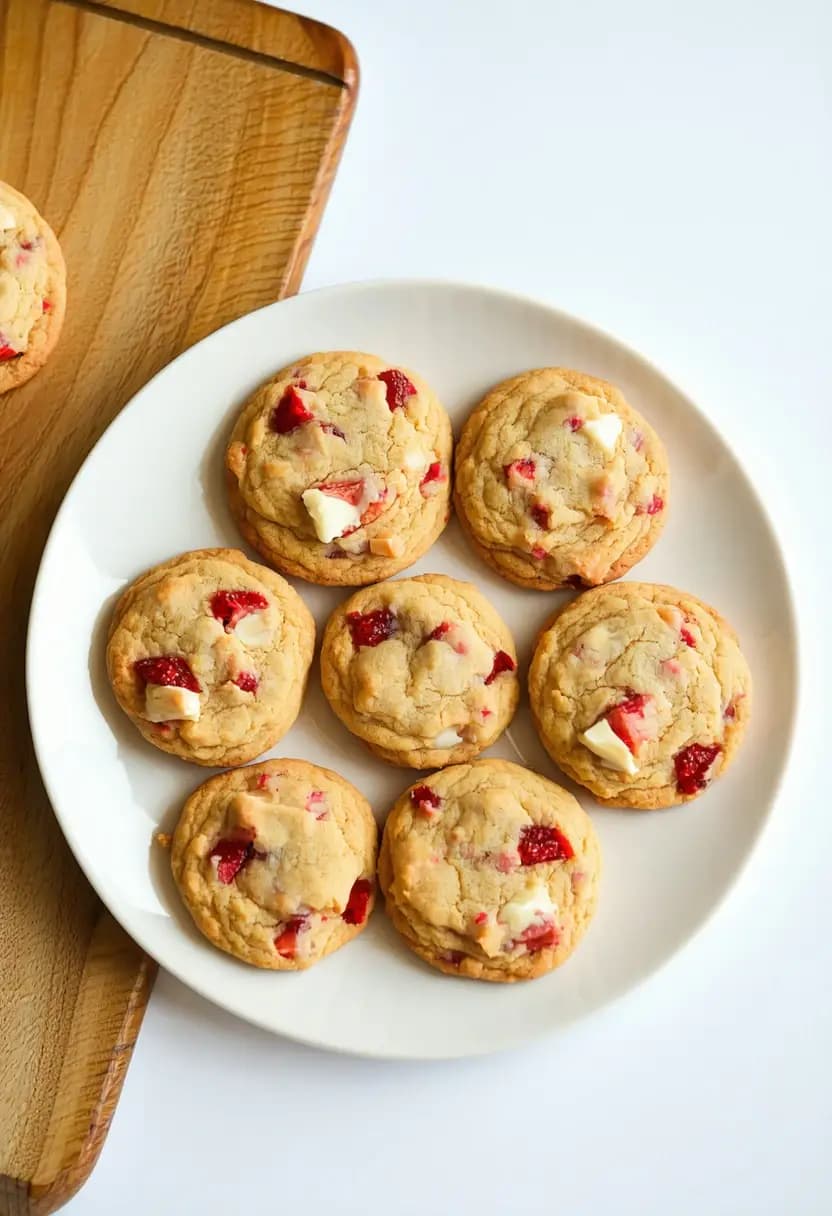Receita de Biscoitos de Morango Congelado