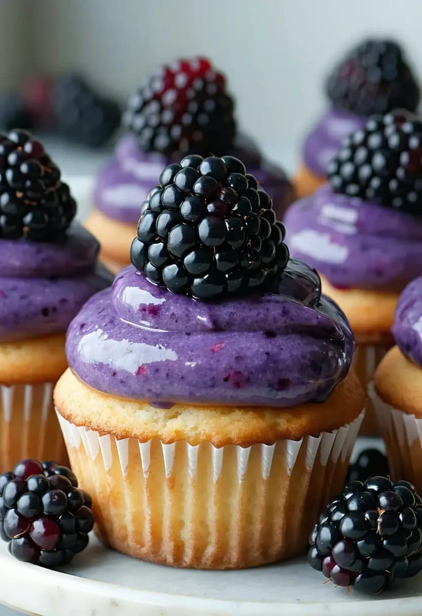 Receita de Cupcakes de Amora