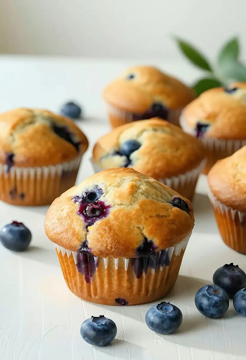 Receita de Muffins de Mirtilo