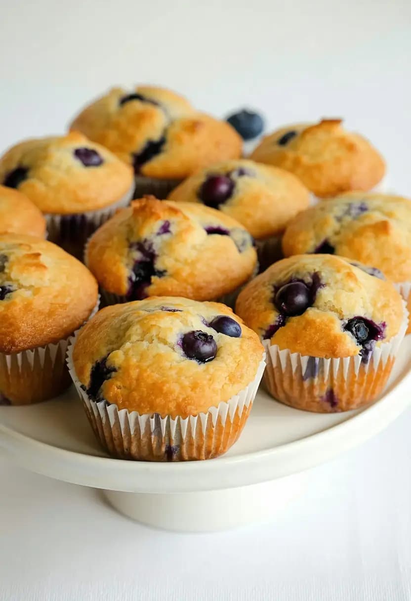 Receita de Muffins de Mirtilo