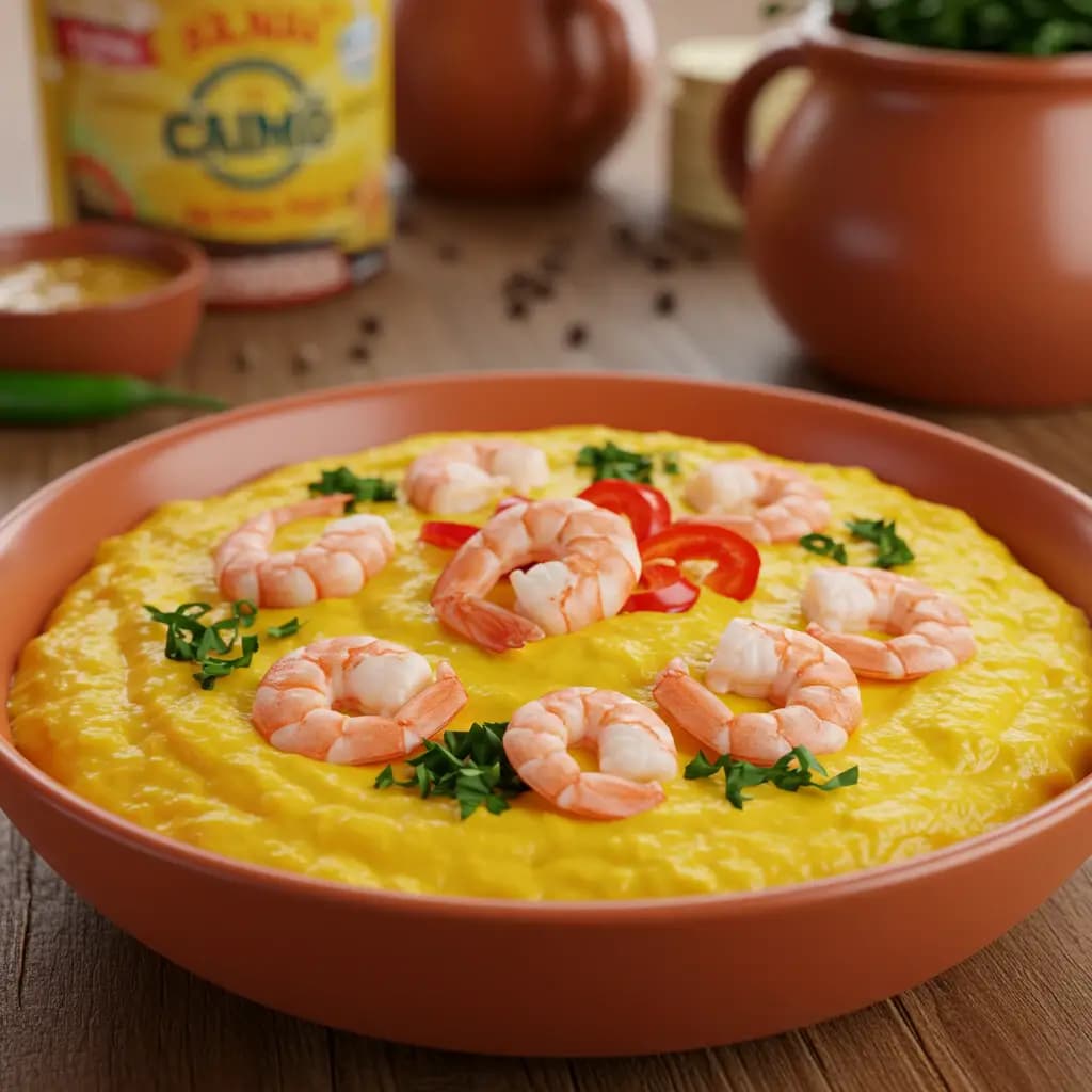 Receita de Bobó de camarão