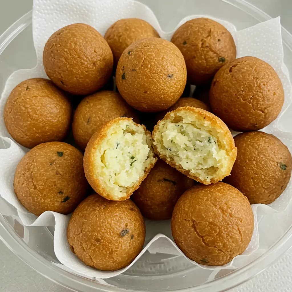 Receita de Bolinho de arroz