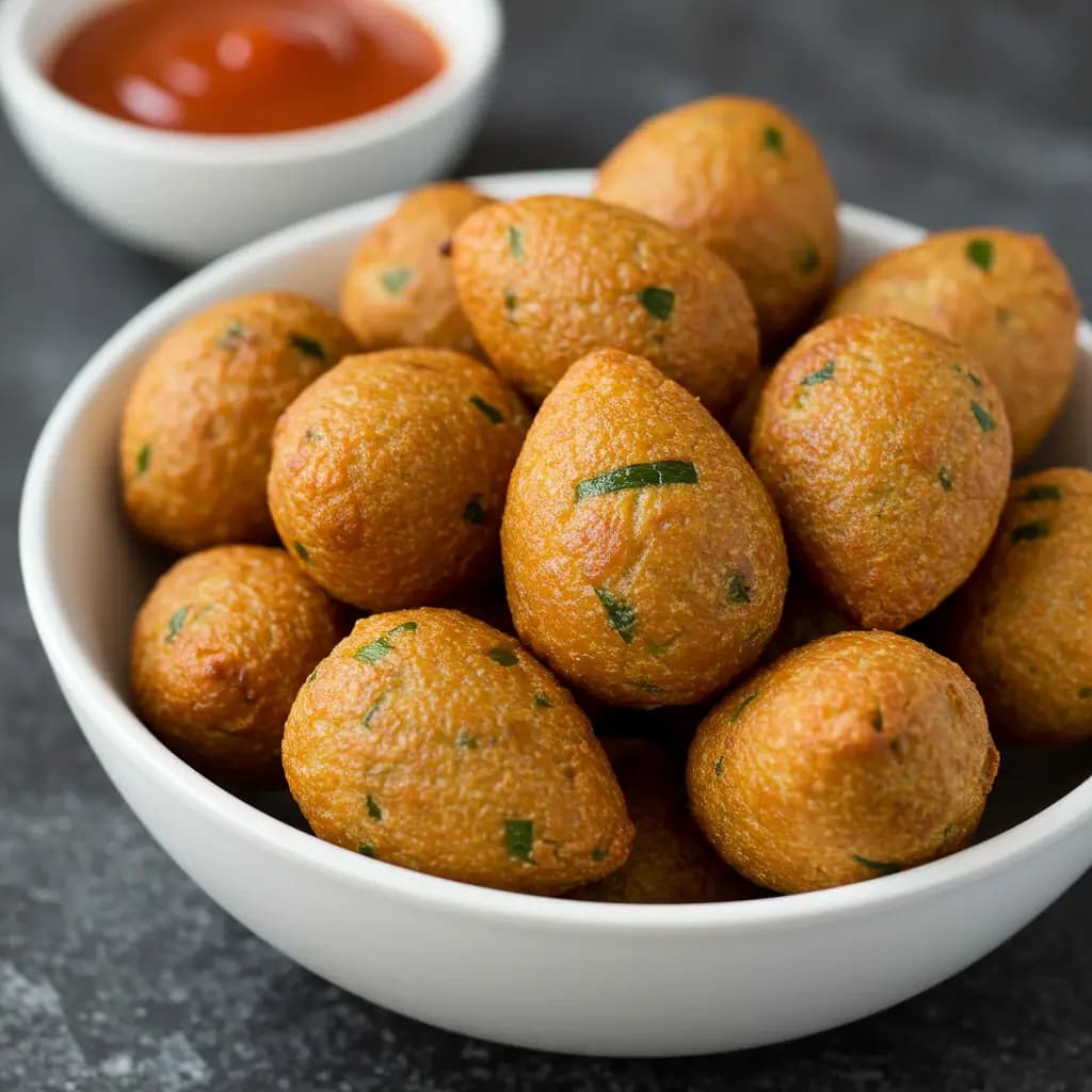 Receita de Bolinho de arroz assado