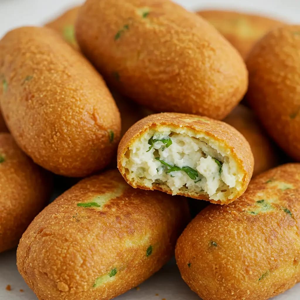 Receita de Bolinho de Bacalhau