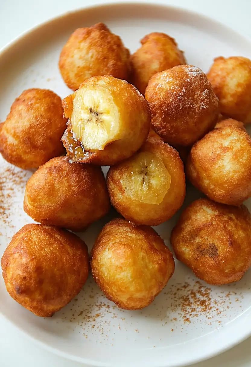 Receita de Bolinho de Chuva com Banana