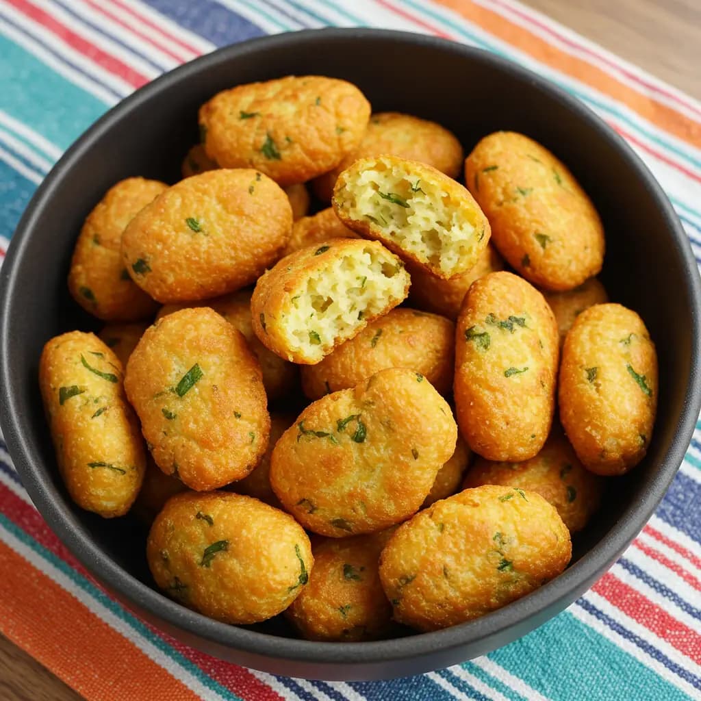 Receita de Bolinho de espinafre