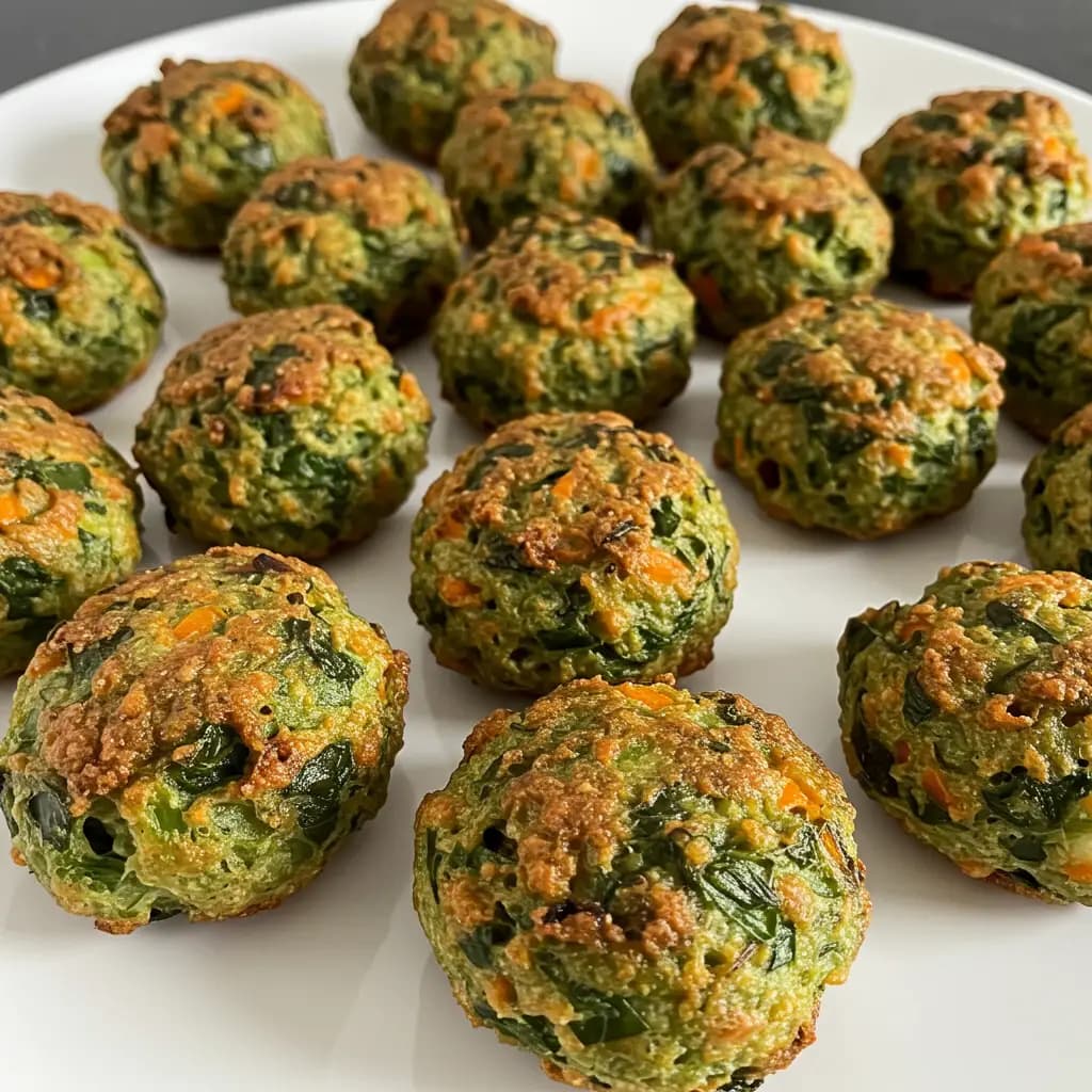 Receita de Bolinho de espinafre