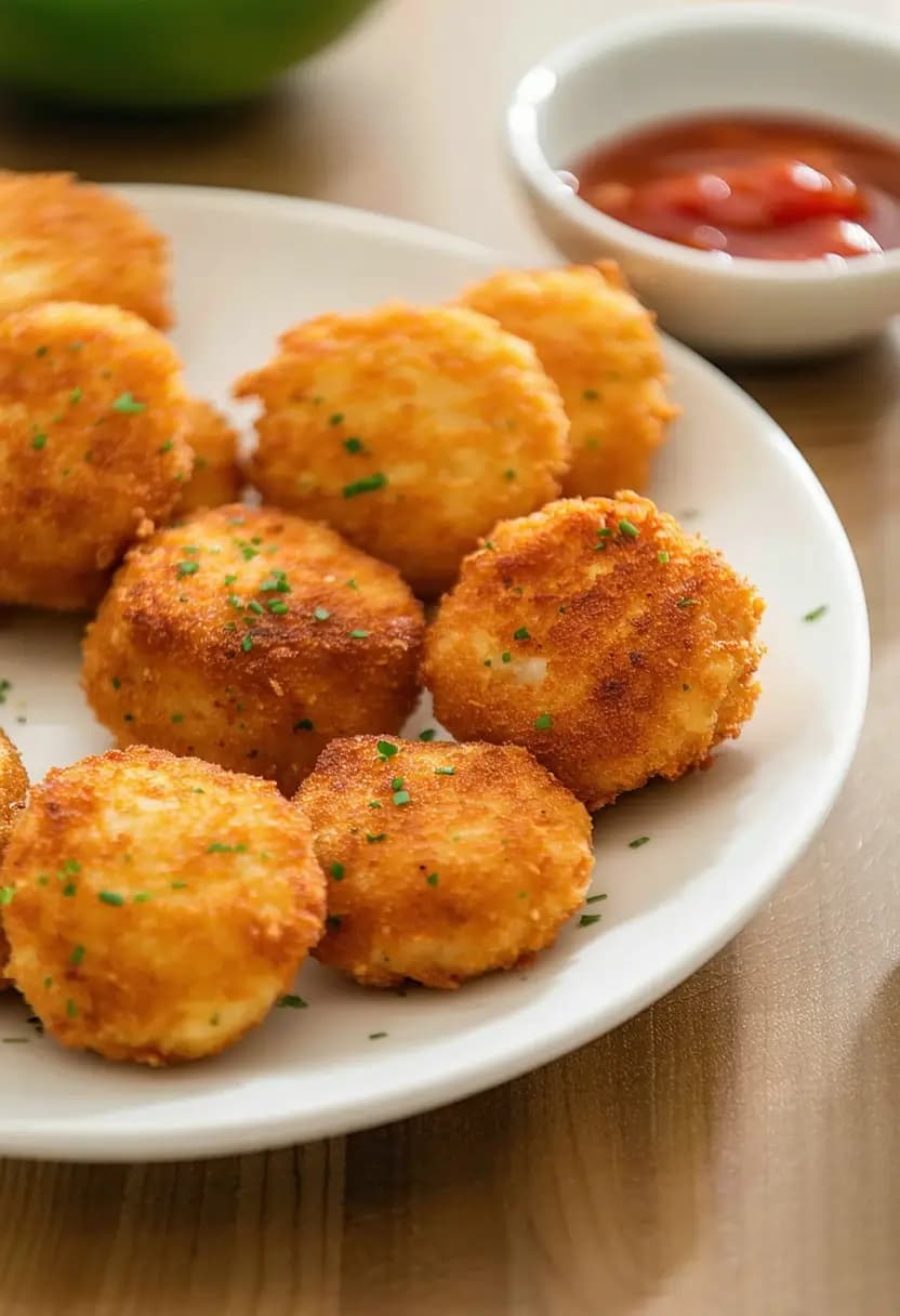 Receita de Bolinho de Frango Assado