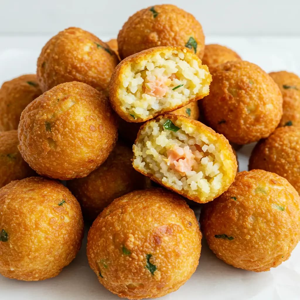 Receita de Bolinhos de Arroz