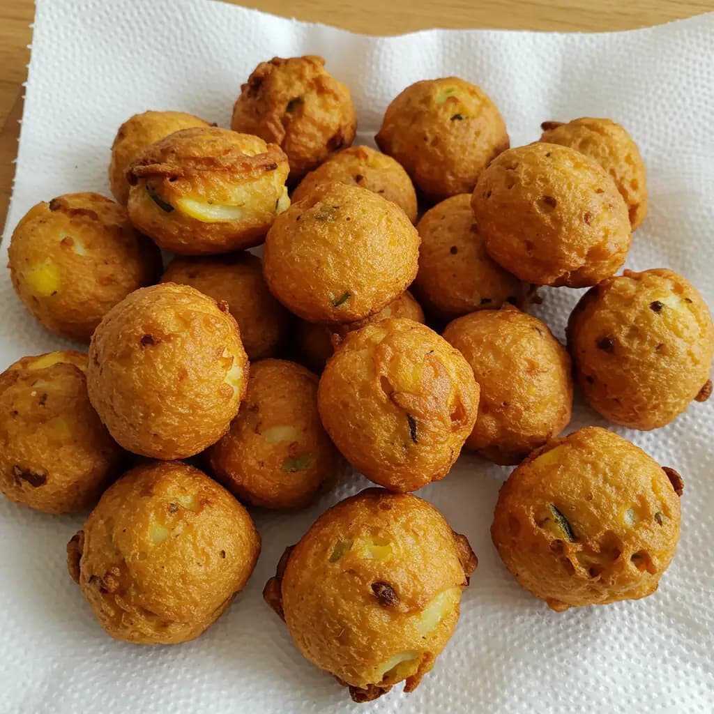 Receita de Bolinhos de Arroz Verde